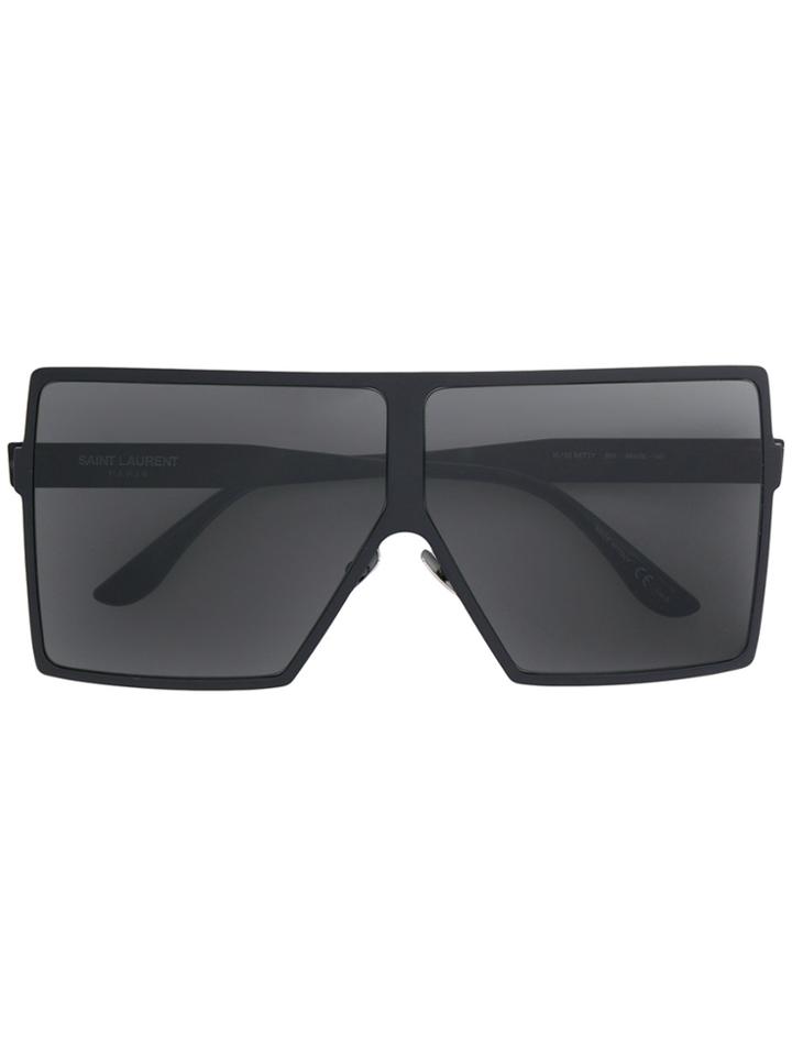 Saint Laurent Eyewear Betty Shield Sunglasses - Black