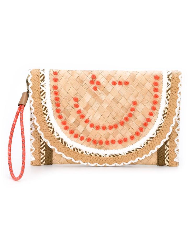 Anya Hindmarch Straw Clutch