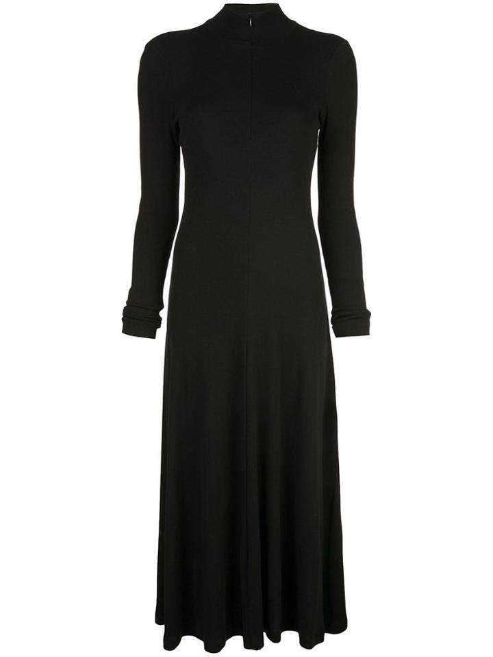 Rosetta Getty Turtle-neck Sweater Dress - Black