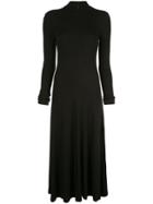Rosetta Getty Turtle-neck Sweater Dress - Black
