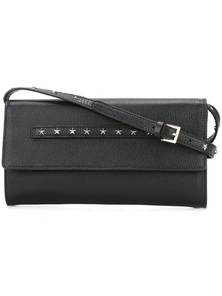 Red Valentino Star Studded Flap Bag, Women's, Black