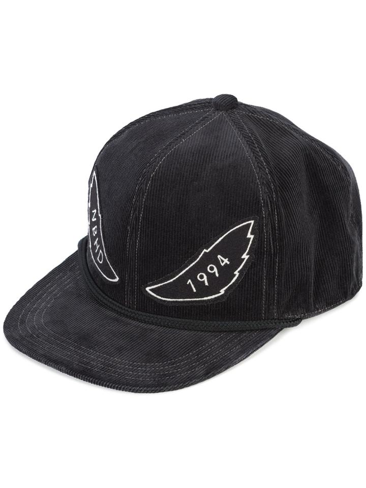 Neighborhood Wing Patch Cap - Black