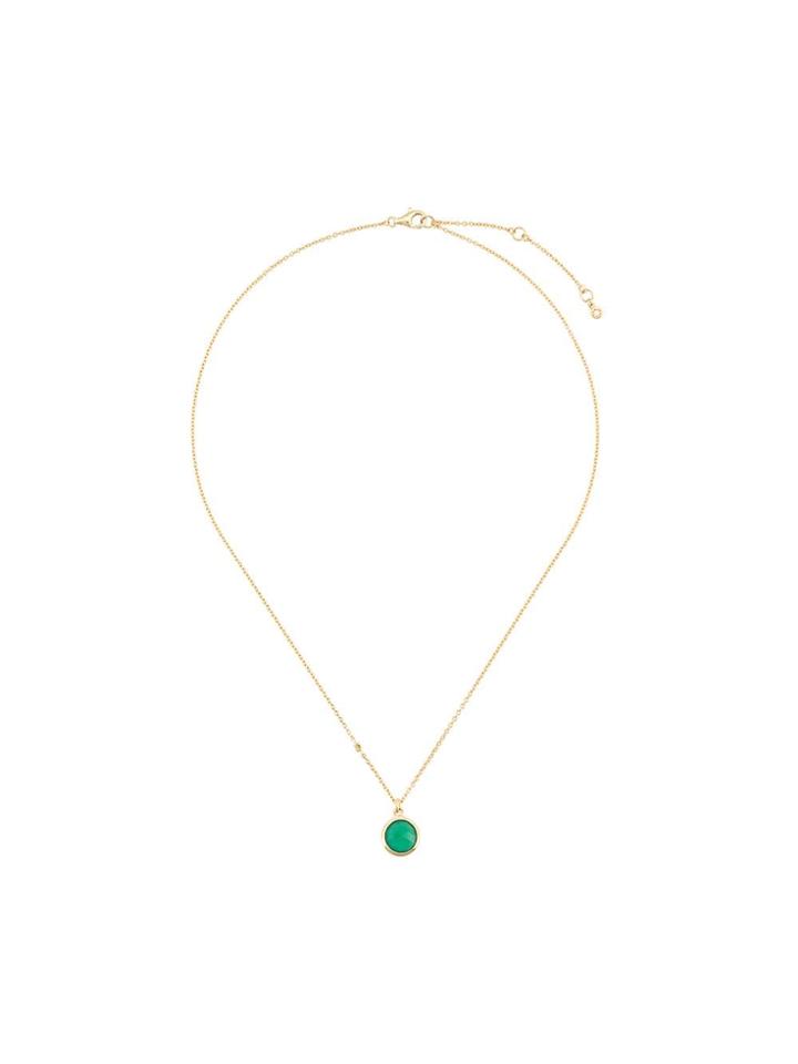 Astley Clarke Green Onyx Stilla Pendant - Gold