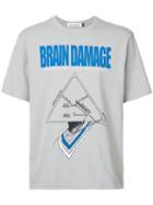 Undercover - 'brain Damage' Print T-shirt - Men - Cotton - 4, Grey, Cotton