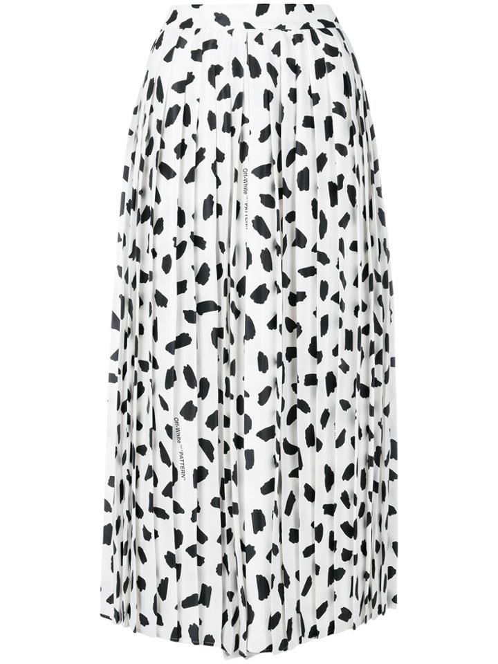 Off-white Pleated Skirt