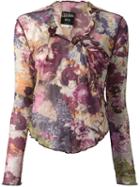 Jean Paul Gaultier Vintage Floral Print Skirt Suit