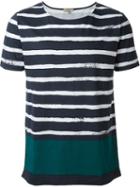 Burberry Brit Striped T-shirt, Men's, Size: L, Blue, Cotton