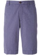 Canali - Pinstripe Shorts - Men - Cotton - 54, Blue, Cotton