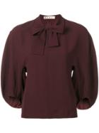 Marni Pussy Bow Top - Red