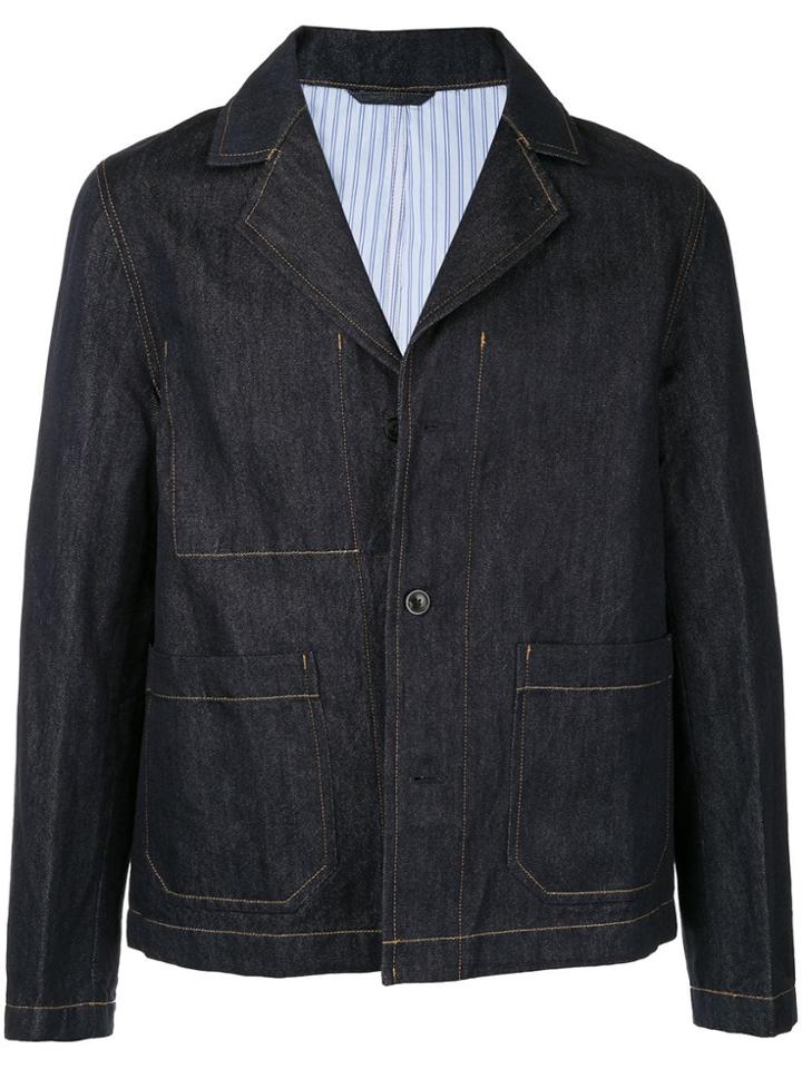 Tomorrowland Paper Denim Jacket - Blue