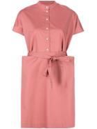 Co Belted Poplin Dress - Pink