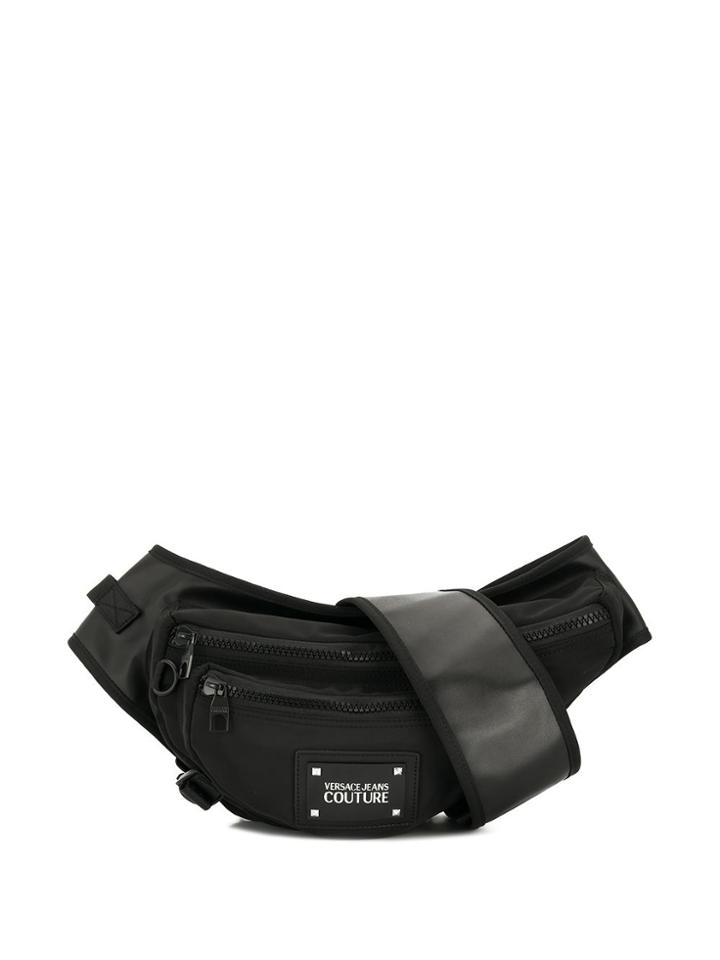 Versace Jeans Couture Leather Look Belt Bag - Black