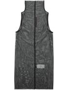 Rick Owens Lilies High Neck Tank Top, Women's, Size: 44, Black, Nylon/spandex/elastane