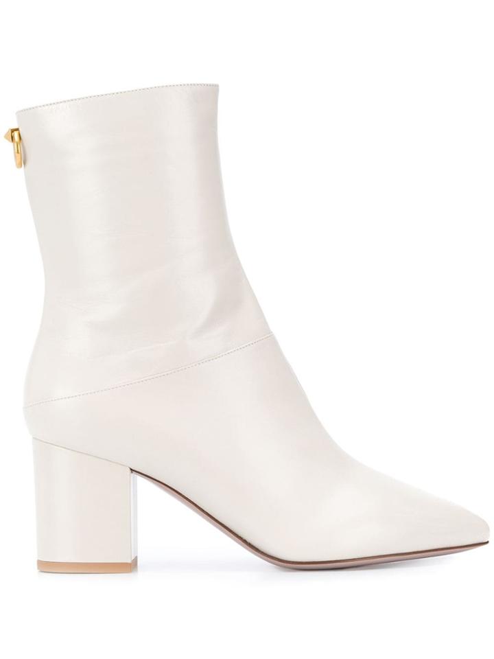 Valentino Valentino Garavani Ringstud 70mm Boots - White
