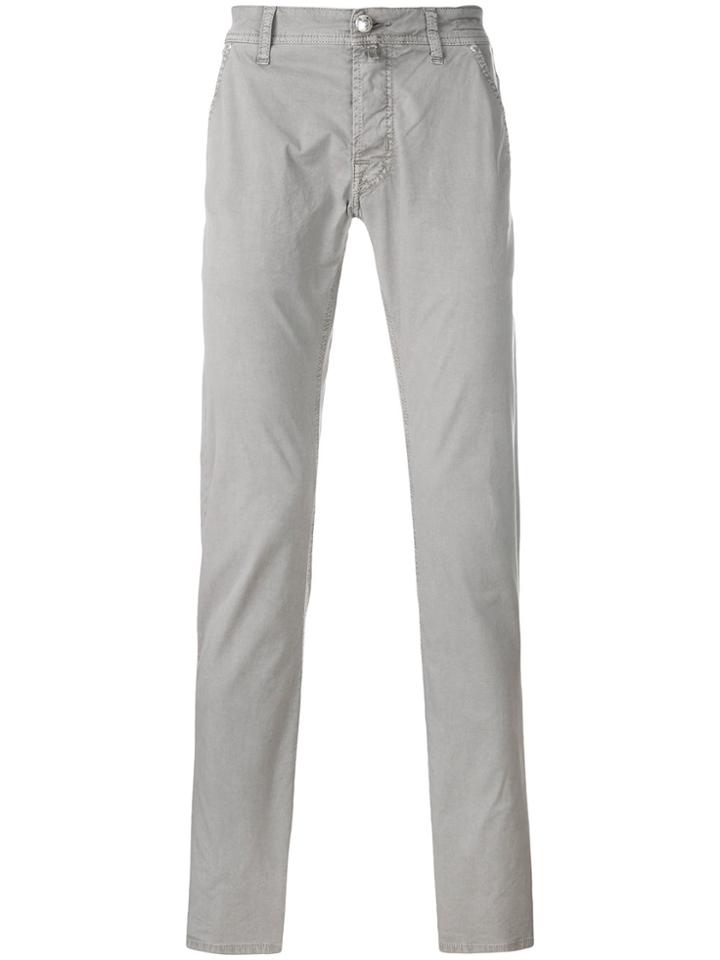 Jacob Cohen Straight Leg Trousers - Grey