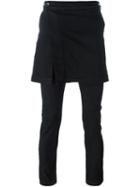 Rick Owens Drkshdw 'tented' Trousers, Men's, Size: Medium, Black, Cotton/polybutylene Terephthalate (pbt)