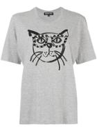 Markus Lupfer Alex Jewel Geek Cat T-shirt - Grey