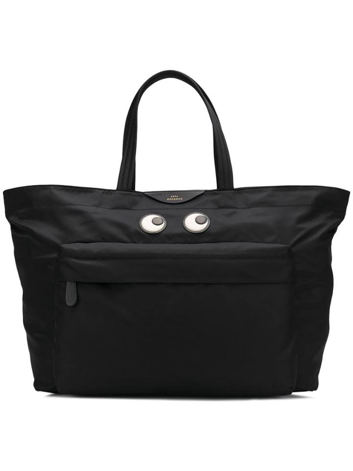 Anya Hindmarch Eyes Large Tote - Black