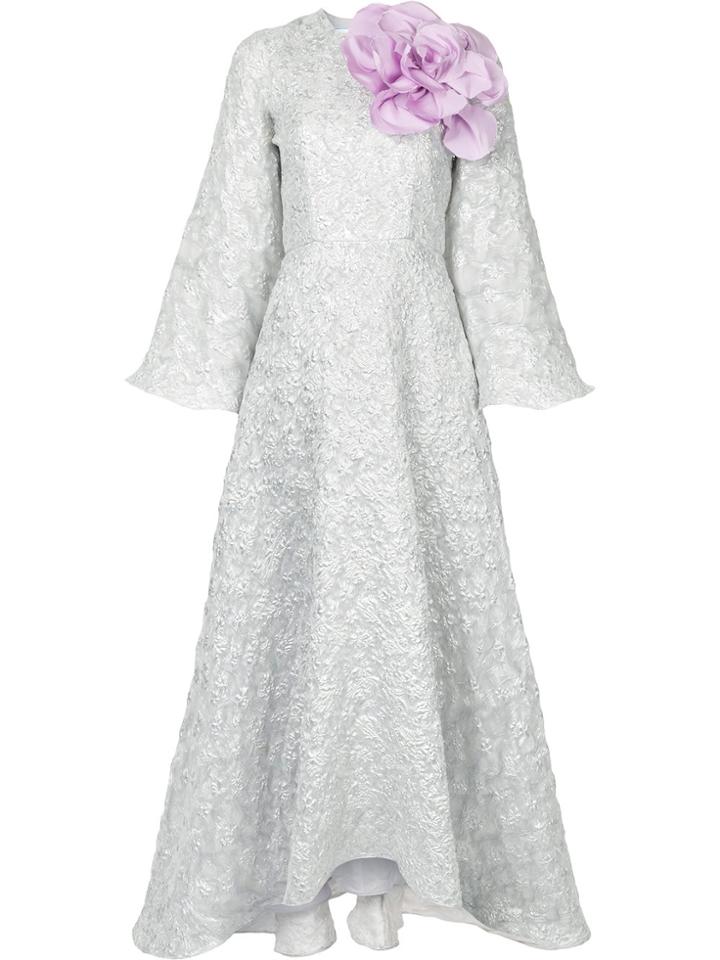 Bambah Argentina Long Sleeve Gown - Grey