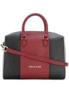 Armani Jeans Colour Block Tote Bag, Women's, Red