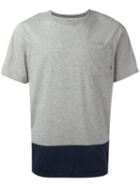 Nike Contrast Hem T-shirt, Men's, Size: Medium, Grey, Cotton/polyester