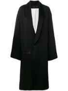 Haider Ackermann Long Single-breasted Coat - Black