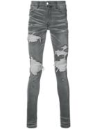 Amiri Cashmere Insert Jeans - Grey