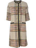 Etro - Checked Coat - Women - Cotton/acrylic/polyamide/wool - 40, Brown, Cotton/acrylic/polyamide/wool