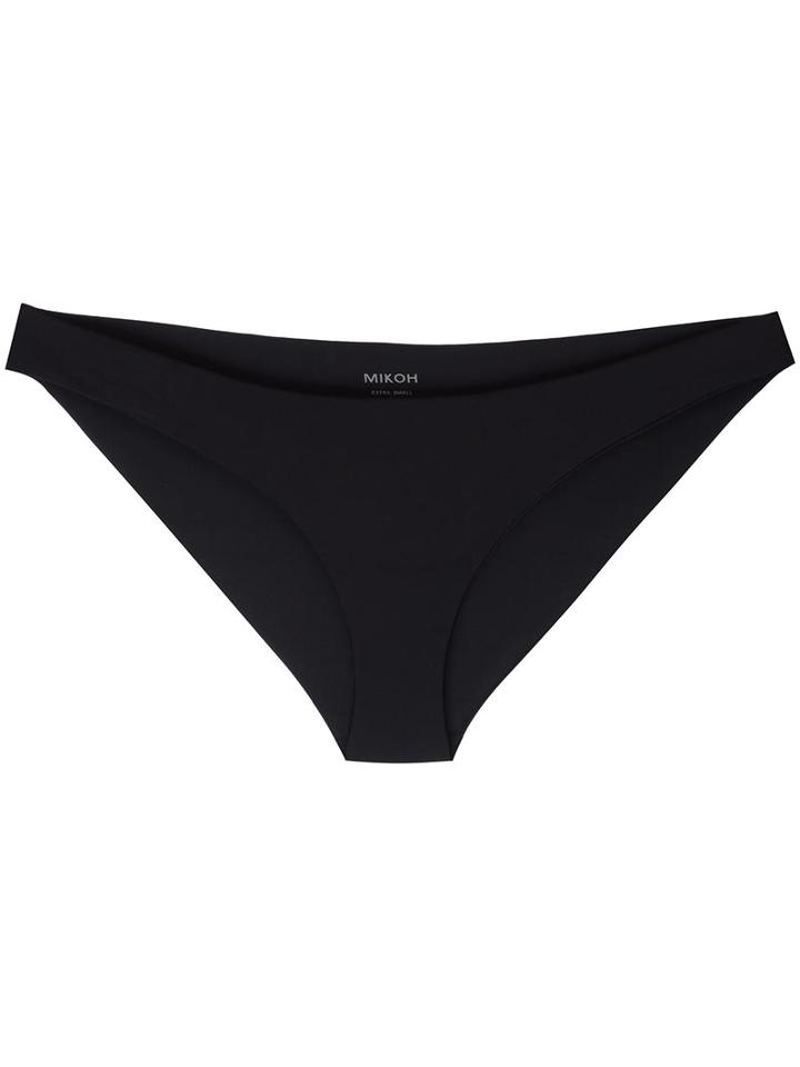 Mikoh 'zuma' Bikini Bottoms, Women's, Size: Small, Black, Nylon/spandex/elastane