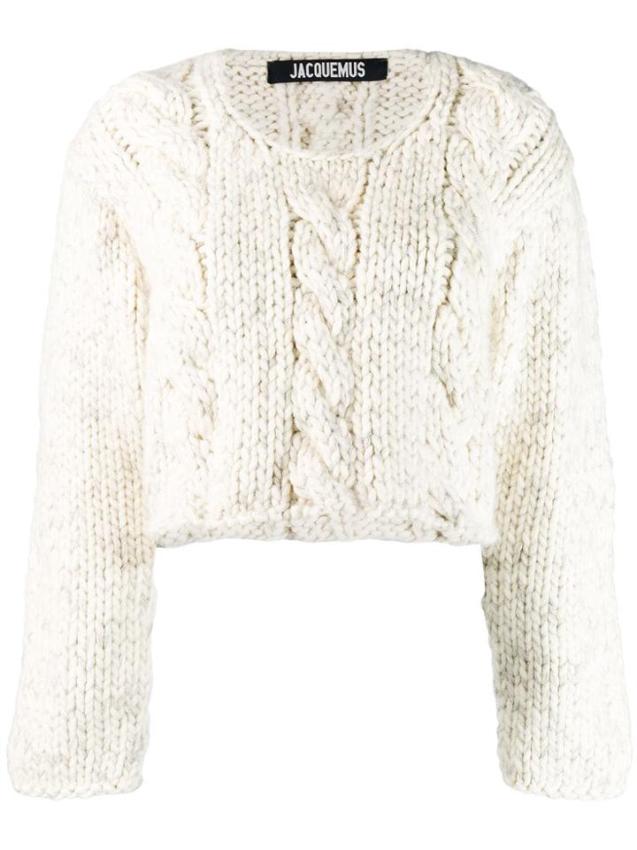 Jacquemus La Maille Lima Sweater - Neutrals