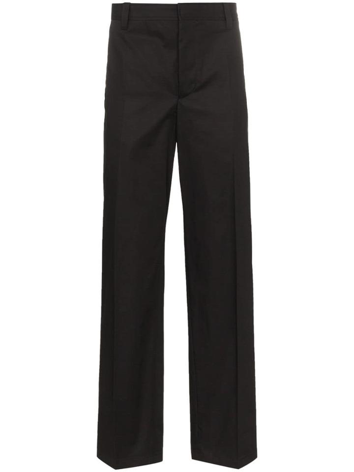 Burberry Script Side Stripe Trousers - Black