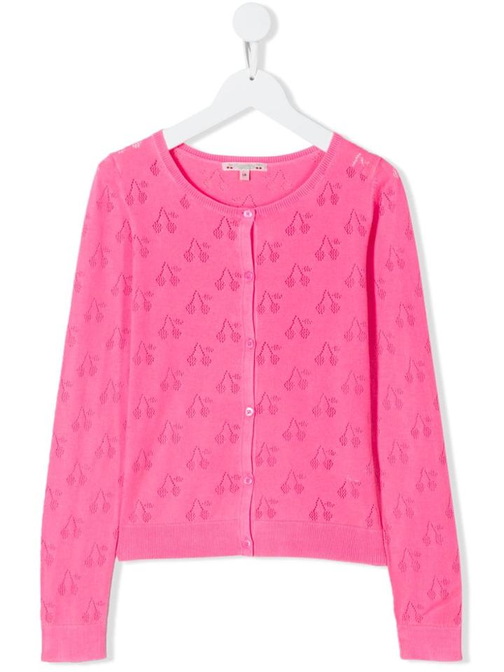Bonpoint Long-sleeve Cardigan - Pink