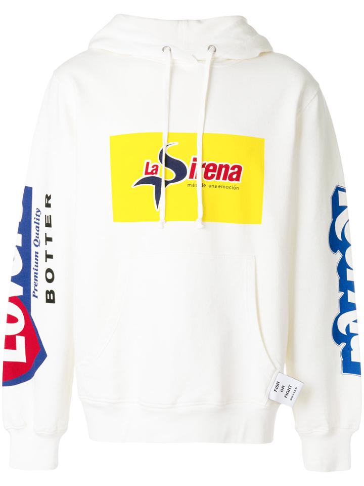 Botter Graphic Print Hoodie - White