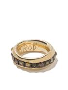 Hunrod 18kt Yellow Gold And Diamond Enki Band Ring - Unavailable