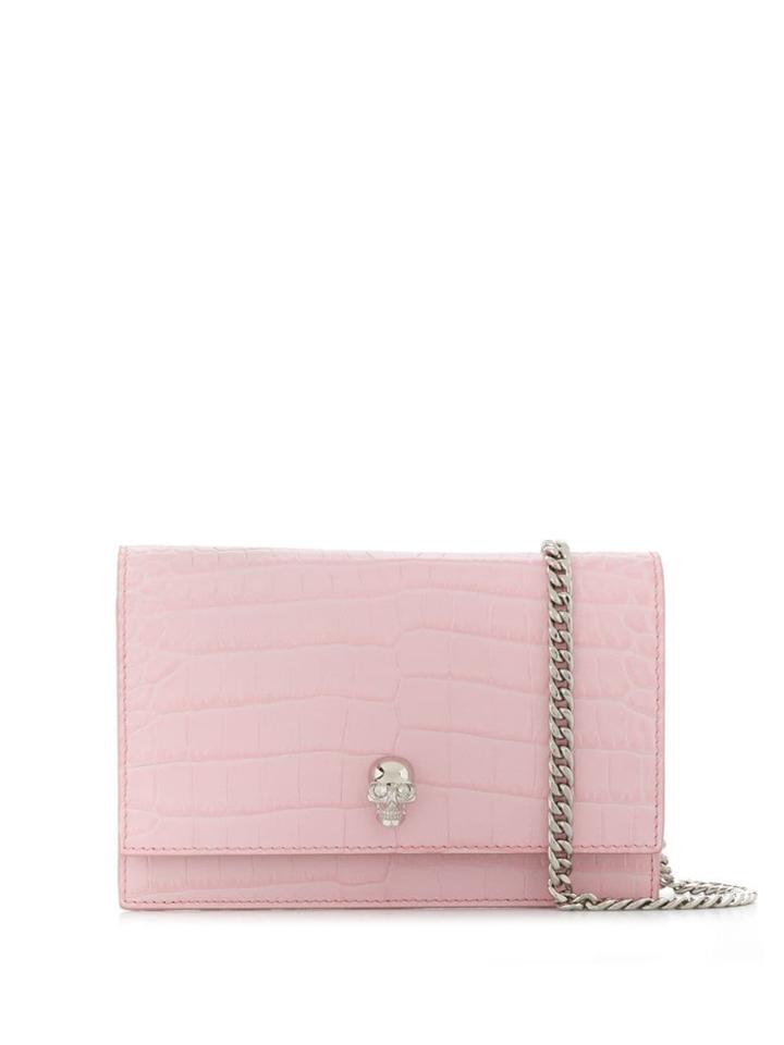 Alexander Mcqueen Mini Skull Cross-body Bag - Pink