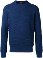 Tod's Round Neck Jumper - Blue