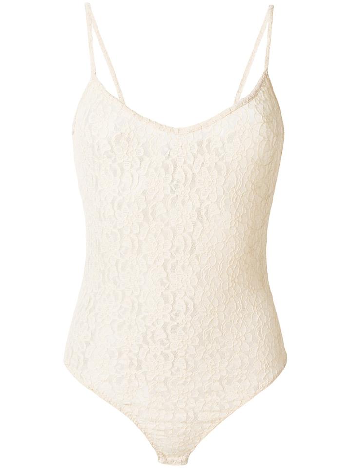 Nina Ricci Lace Bodysuit - Nude & Neutrals
