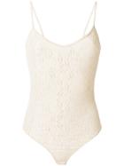 Nina Ricci Lace Bodysuit - Nude & Neutrals