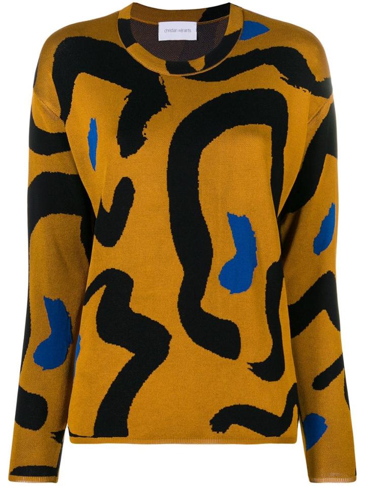 Christian Wijnants Kaori Knitted Sweater - Yellow