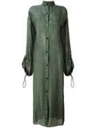 Joseph - Sina Dress - Women - Silk/cotton - 44, Women's, Green, Silk/cotton