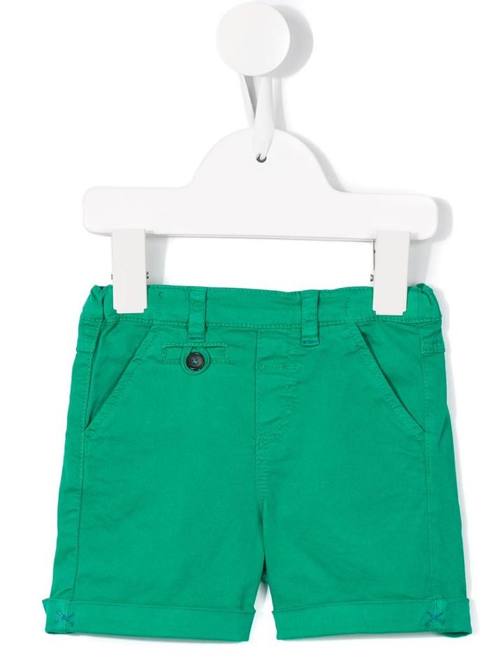 Tartine Et Chocolat - Bow Stitch Shorts - Kids - Cotton/elastodiene - 24 Mth, Green