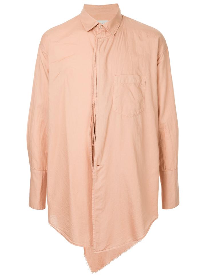 Bed J.w. Ford Tie Detail Shirt - Pink & Purple