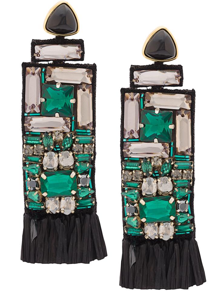 Lizzie Fortunato Jewels City Earrings - Green