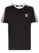 Adidas Embroidered Trefoil Motif T-shirt - Black