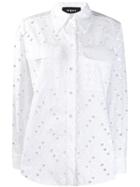 Rochas Eyelet Embroidered Shirt - White