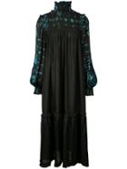 Raquel Allegra Printed Tent Dress - Black