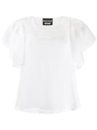Boutique Moschino Ruffled Sleeves Blouse - White
