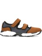 Marni Velcro Fastening Sneakers, Women's, Size: 35, Brown, Cotton/polyester/rubber