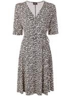 Liu Jo Animal Print Shirt Dress - Neutrals