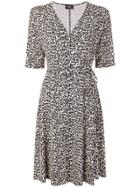 Liu Jo Animal Print Shirt Dress - Neutrals